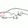 Крокодил Рисунок