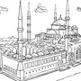 Как Легко Нарисовать Мечеть