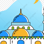 Как легко нарисовать мечеть