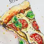 Рисунок Пиццы Для Срисовки