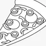 Рисунок Пиццы Для Срисовки