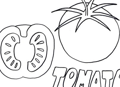 Как нарисовать помидор