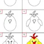 Как Легко Нарисовать Цыпленка