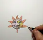Как нарисовать солнце из фнаф 9