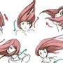 Как нарисовать аниме волосы