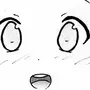 Рисунок лицо аниме