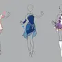 Как нарисовать одежду аниме