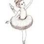 Нарисовать балерину легко для детей