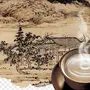День пейзажей нарисованных чаем