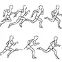 Как нарисовать бег