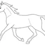 Как нарисовать бегущую лошадь
