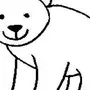 Белый медведь рисунок для детей карандашом