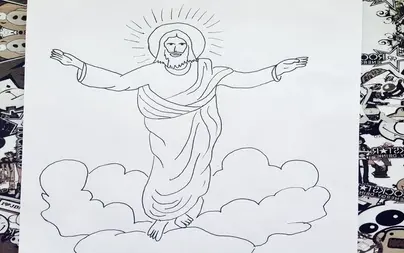 Как нарисовать бога