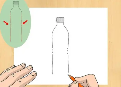 Как нарисовать бутылку