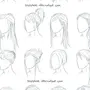 Как Легко Нарисовать Волосы