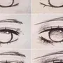 Рисунок глаза ручкой