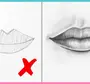 Как нарисовать пухлые губы