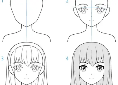 Как нарисовать девочку аниме