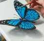 Бабочка 3д рисунок