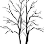 Как Нарисовать Дерево Без Листьев