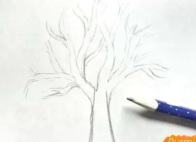 Как нарисовать дерево красиво и легко