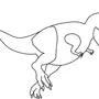 Динозавр рекс рисунок
