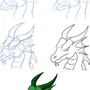 Нарисовать дракона карандашом для начинающих