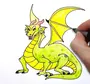 Нарисовать дракона карандашом для начинающих