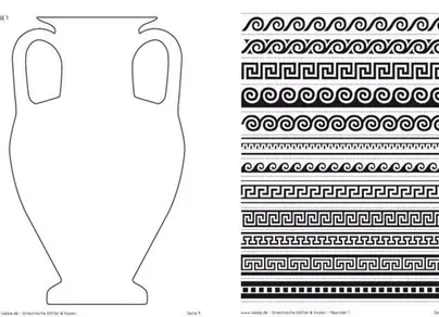 Нарисовать древнегреческую вазу