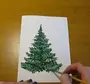 Как нарисовать елку красками