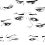 Как нарисовать закрытые глаза