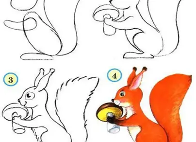 Как нарисовать животных для детей