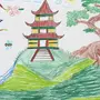 Как Нарисовать Китайский Дом