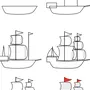 Как Нарисовать Кораблик
