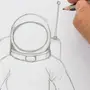 Как Нарисовать Космонавта Поэтапно