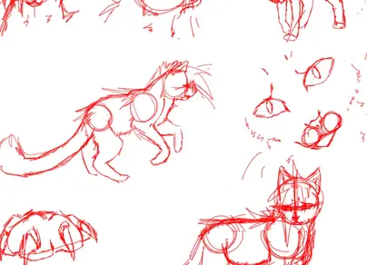 Как нарисовать кота воителя