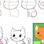 Как Нарисовать Кошку