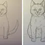 Нарисовать Кошку 1 Класс
