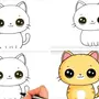 Как Нарисовать Кошку Для Детей 3 4