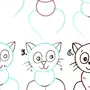 Как Нарисовать Кошку Поэтапно