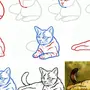 Как нарисовать кошку поэтапно