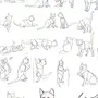 Как нарисовать кошку человека