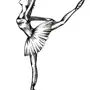 Рисунок Балерины Для Срисовки