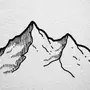 Как нарисовать красивые горы