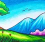 Как Нарисовать Красивые Горы