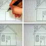 Нарисовать дом карандашом поэтапно