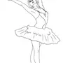 Балерина рисунок для детей