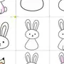 Как Нарисовать Кролика Карандашом Поэтапно Для Детей