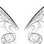 Крылья бабочки рисунок