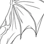 Крылья дракона рисунок